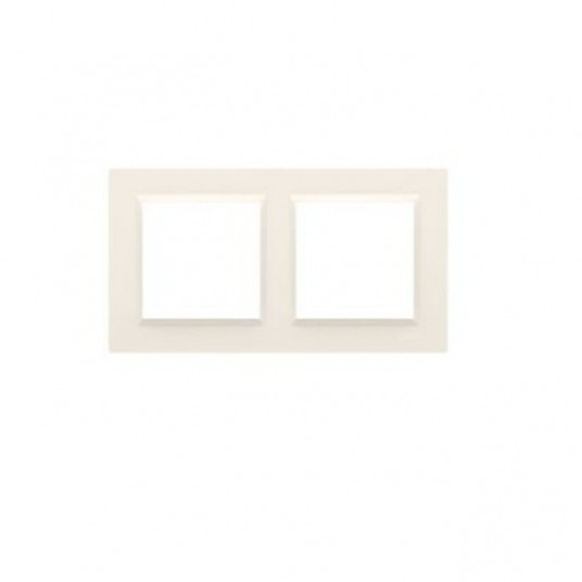 Simon10 Ramka podwójna kremowa -zdjęcie numer 1