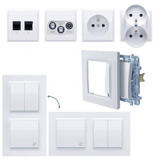 Simon10 Ramka pojedyńcza biała -zdjęcie numer 2