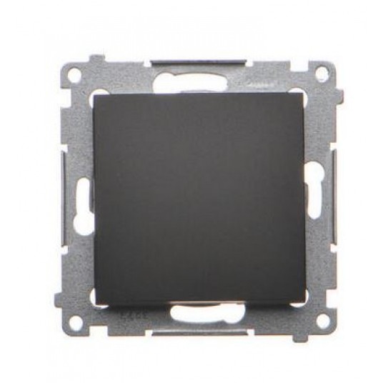 Simon54 Łącznik jednobiegunowy czarny mat -zdjęcie numer 1