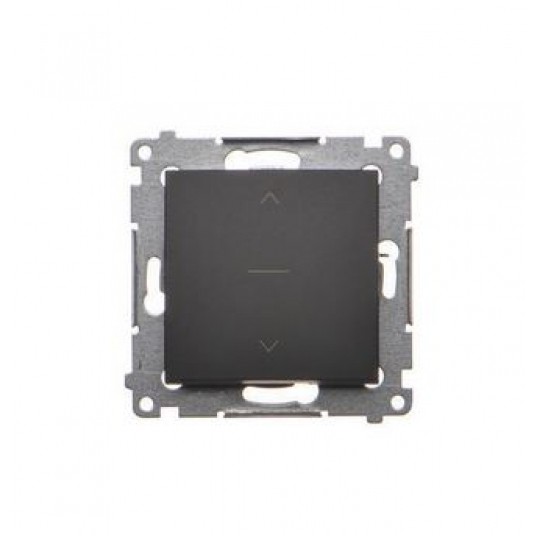 Simon54 Łącznik roletowy trójpoz. 1-0-2 czarny mat -zdjęcie numer 1