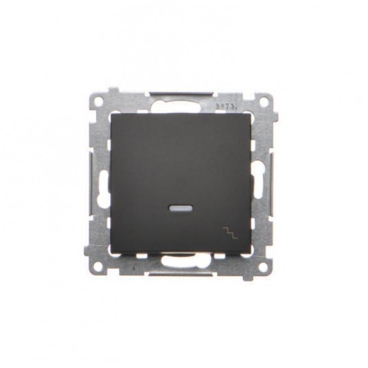 Simon54 Łącznik schodowy z podświetl. czarny mat -zdjęcie numer 1