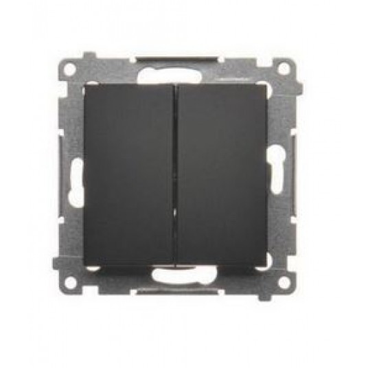 Simon54 Łącznik świecznikowy podw. czarny mat -zdjęcie numer 1