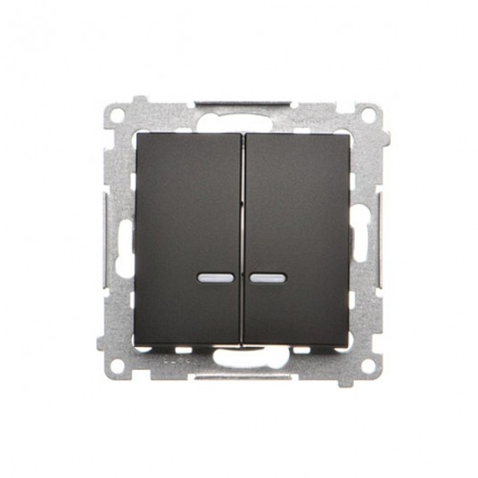 Simon54 Łącznik świecznikowy z podśw.LED biały -zdjęcie numer 1