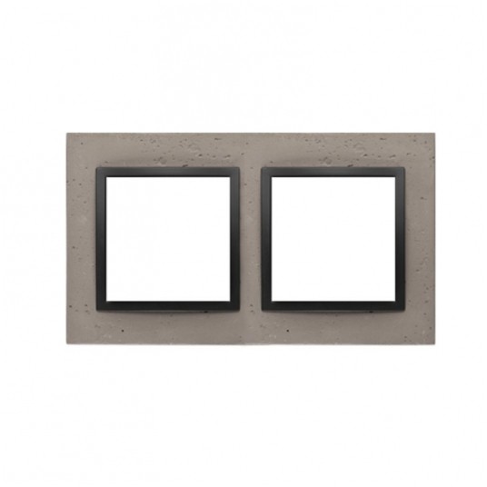 Simon54 Nature Ramka 2-krotna betonowa DRN2/98 -zdjęcie numer 1