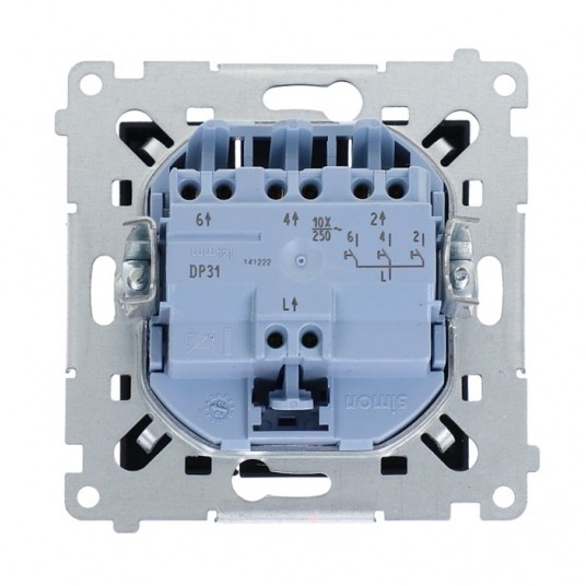 Simon54 Przycisk potrójny chwilowy biały -zdjęcie numer 2