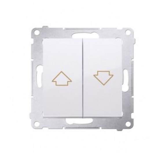 Simon54 Przycisk żaluzjowy roletowy biały -zdjęcie numer 1