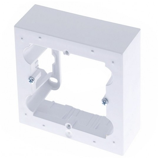 Simon54 Puszka natynkowa pojedyncza biała -zdjęcie numer 1