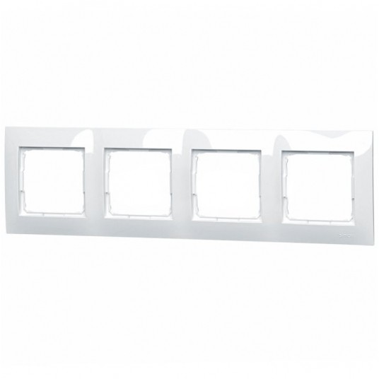 Simon54 Ramka czterokrotna biały 4 pola -zdjęcie numer 1