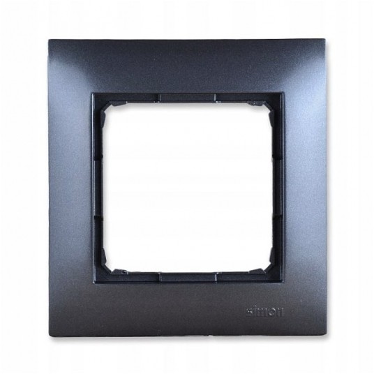 Simon54 Ramka pojedyncza antracyt 1 pole -zdjęcie numer 1