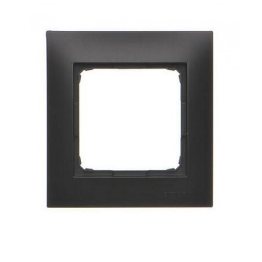 Simon54 Ramka pojedyncza czarny mat 1 pole -zdjęcie numer 1