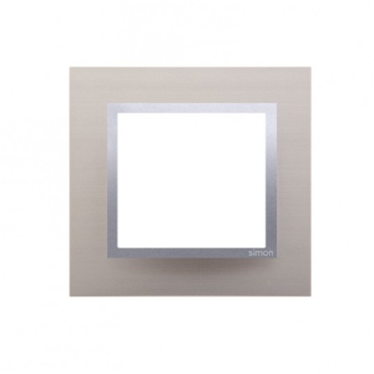 Simon54 Ramka pojedyńcza metalowa satynowy blask -zdjęcie numer 1