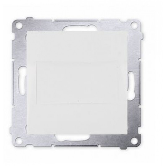 Simon54 Zaślepka ramki biała -zdjęcie numer 1