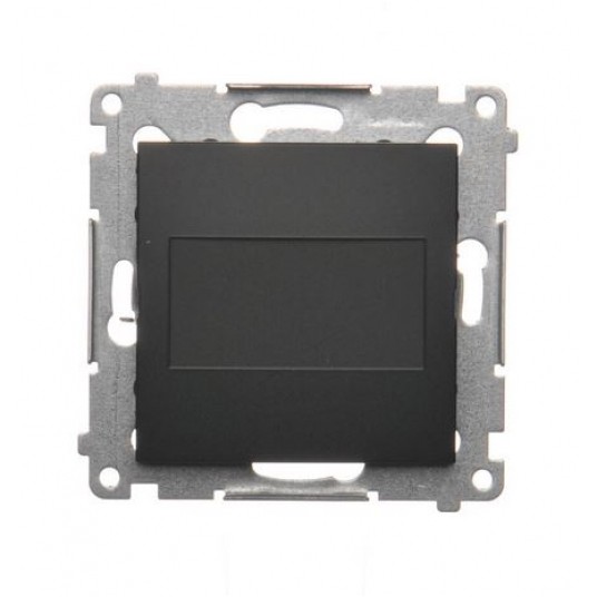 Simon54 Zaślepka ramki czarny mat -zdjęcie numer 1