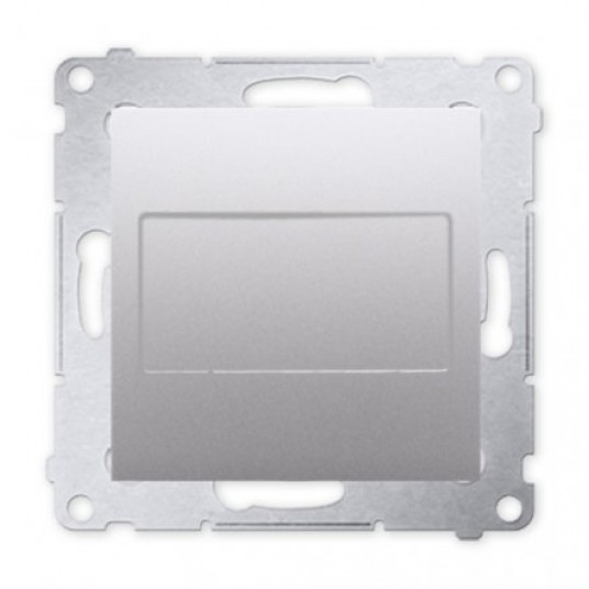 Simon54 Zaślepka ramki srebrny mat -zdjęcie numer 1