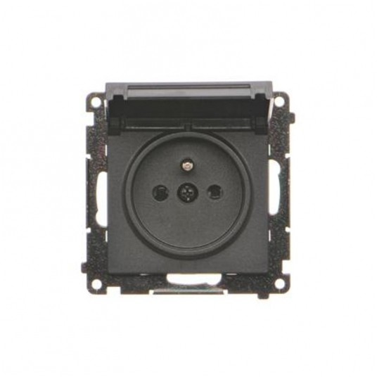 Simon55 Gniazdo wtycz. do wer. IP44 bez u. cz. mat -zdjęcie numer 1