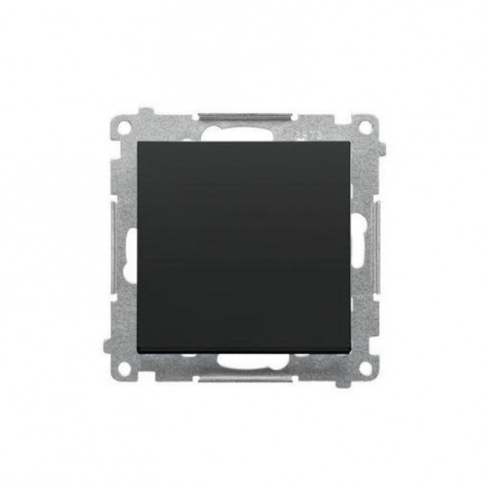 Simon55 łącznik jednobiegunowy czarny mat -zdjęcie numer 1