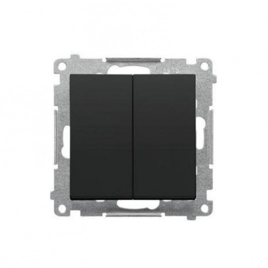 Simon55 Łącznik krzyżowy podwójny Czarny mat -zdjęcie numer 1