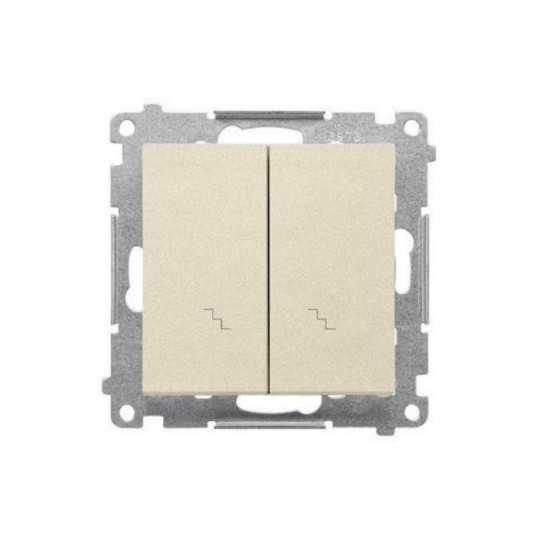 Simon55 łącznik schodowy podwójny Szampański mat -zdjęcie numer 1