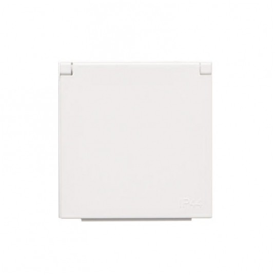 Simon55 Pokrywa gniazda poj. z klapka Biały mat -zdjęcie numer 1