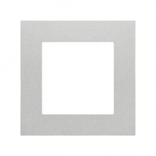 Simon55 Ramka 1-krotna LINE Aluminium mat TR1/143 -zdjęcie numer 1