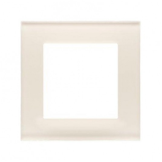 Simon55 Ramka 1-krotna Nature Szkło mrożone kremow -zdjęcie numer 1