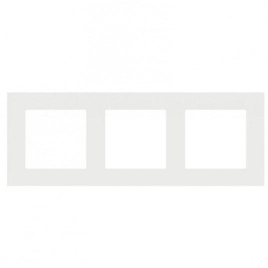 Simon55 Ramka 3-krotna LINE Jasnoszary mat TR3/114 -zdjęcie numer 1