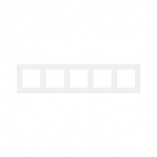 Simon55 Ramka 5-krotna LINE Czarny mat -zdjęcie numer 1