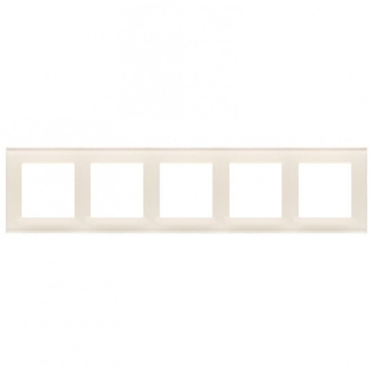 Simon55 Ramka 5-krotna Nature Szkło mrożone kremow -zdjęcie numer 1