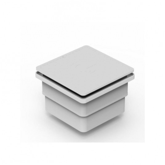 Skrzynka kontrolna do elewacji 140x140x100 szara -zdjęcie numer 1