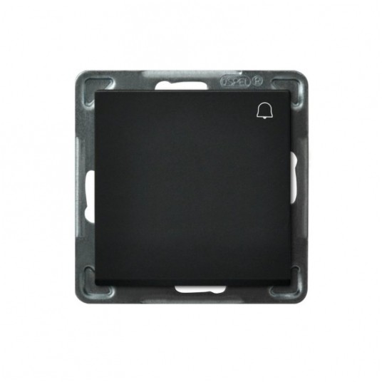 SONATA Przycisk dzwonek czany metalik -zdjęcie numer 1