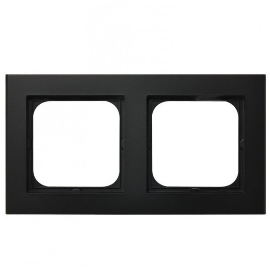 SONATA Ramka podwójna czarny met -zdjęcie numer 1
