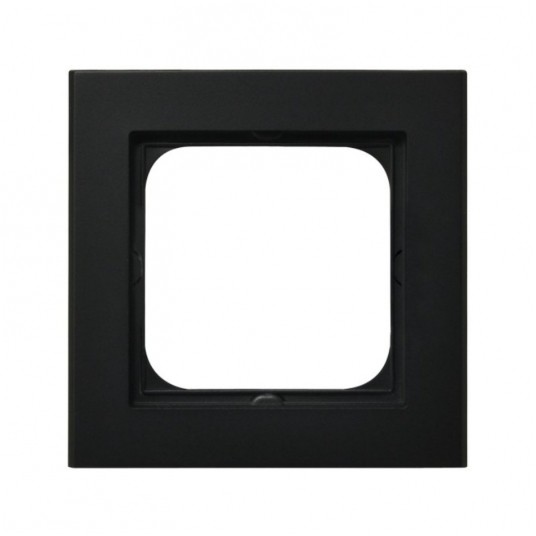 SONATA Ramka pojedyńcza czarny met -zdjęcie numer 1