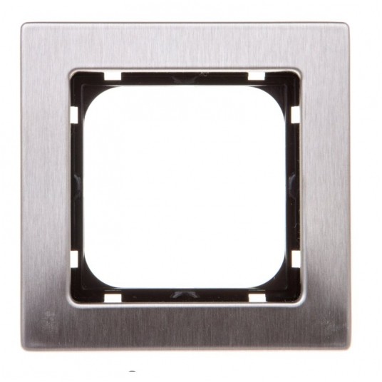 SONATA Ramka pojedyncza stal inox metal -zdjęcie numer 1