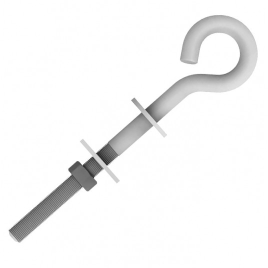 Śruba hakowa M16x250mm AN-100C /OG/ -zdjęcie numer 1