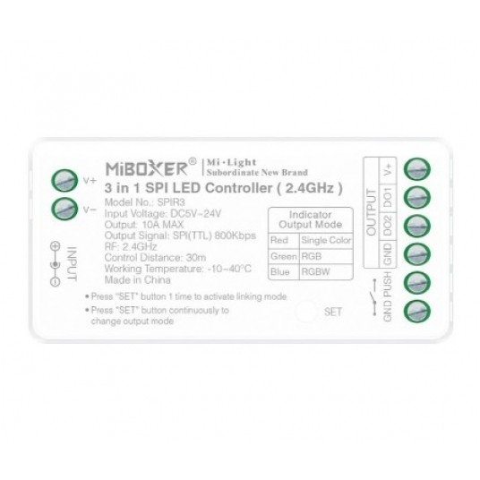 Sterownik kontroler cyfrowy LED 3w1 SPIR3 -zdjęcie numer 1