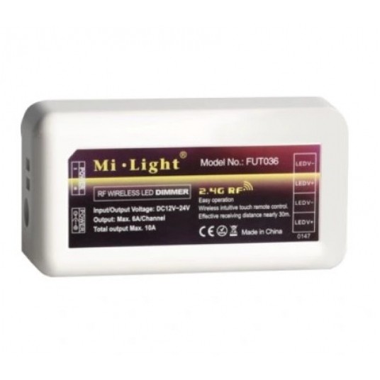 Sterownik LED MiLight MONO 12-24V 6/10A FUT036 -zdjęcie numer 1