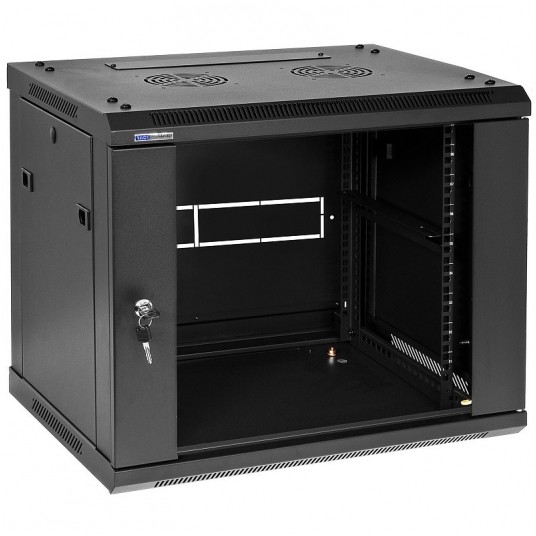 Szafa RACK wisząca 10" 9U 300mm W3309/B czarna -zdjęcie numer 1