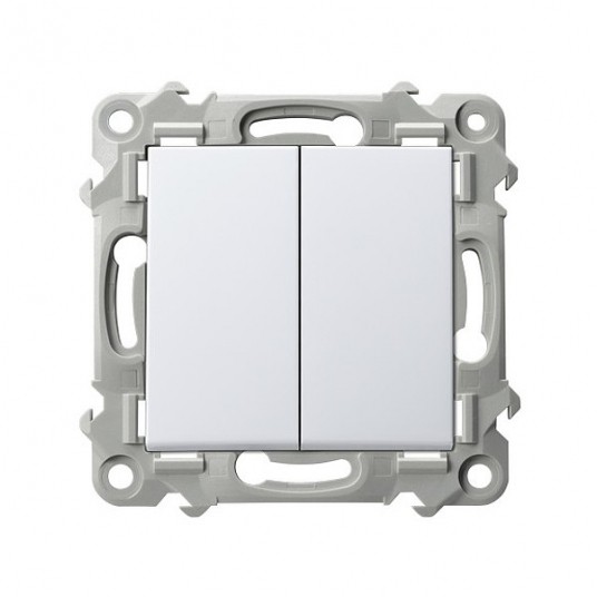 Szafir Łącznik podwójny schodowy biały ŁP-10 -zdjęcie numer 1