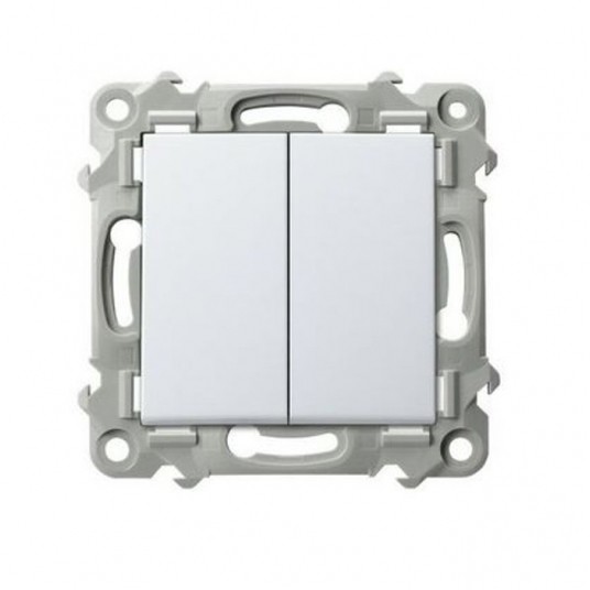 Szafir Łącznik świecznikowy ŁP-2Z/m/00 biały podw. -zdjęcie numer 1