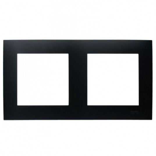 SZAFIR Ramka podwójna czarny metalik R-2Z/33 -zdjęcie numer 1