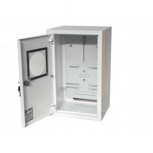 Szafka licznikowa podtynkowa 1x3F metalowa zamek -zdjęcie numer 1