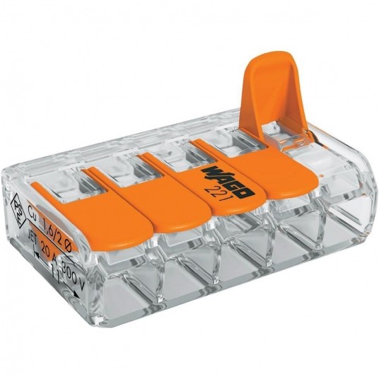 Szybkozłączka 5-przewodowa z dźwigniami 221-415 -zdjęcie numer 1