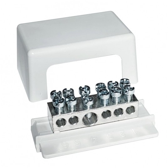 Szyna wyrównująca potencjał 5x6mm2,1x25mm2 MAŁA -zdjęcie numer 1