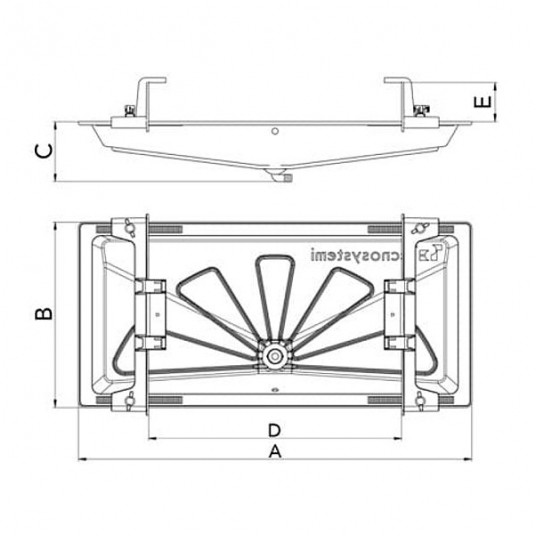 Taca ociekowa 850x400mm z termostatem SMART GREY -zdjęcie numer 2