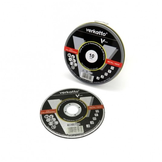 Tarcze do metalu 125x1.0 mm VR-6940 Verkatto 10szt -zdjęcie numer 1