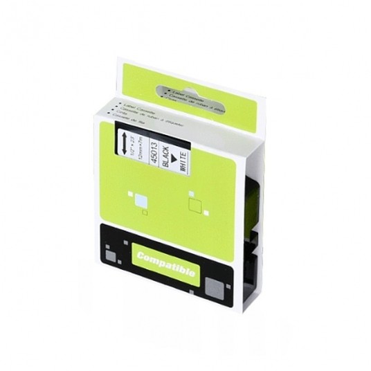 Taśma do drukarki D1 - 12mm x 7m biały zamiennik -zdjęcie numer 2