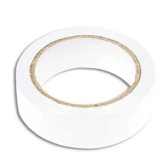 Taśma izolacyjna 19mm 20m BIAŁA (8 szt) -zdjęcie numer 1