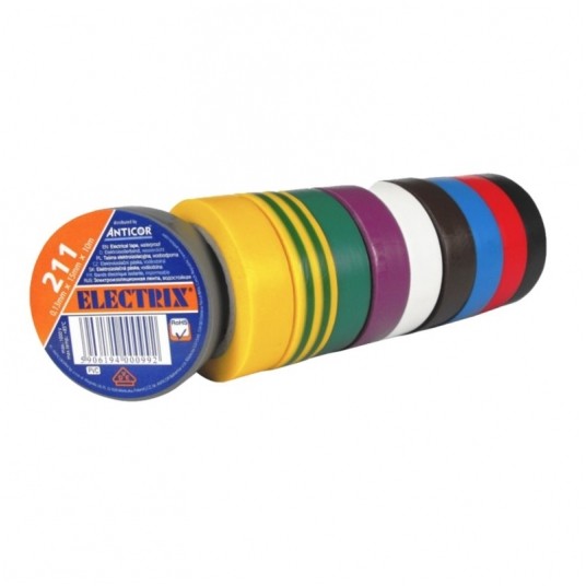 Taśma izolacyjna Electrix 15mmx10m -zdjęcie numer 1