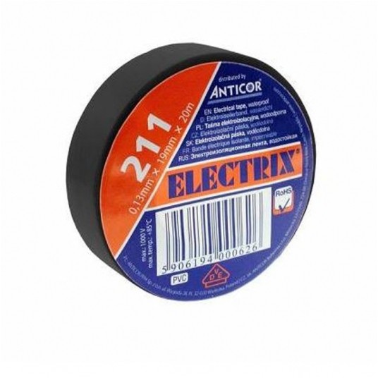 Taśma izolacyjna ELECTRIX 19x0.13mm 20m -zdjęcie numer 1