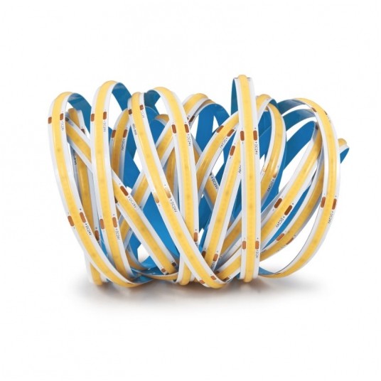 Taśma LED COB 24V 480LED 10W/m biała ciepła 5m -zdjęcie numer 1